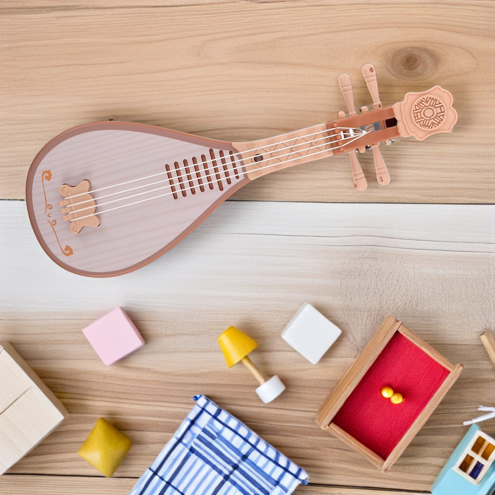 Musical Instrument Photo - Chinese Pipa Instrument Kids Stringed Musical