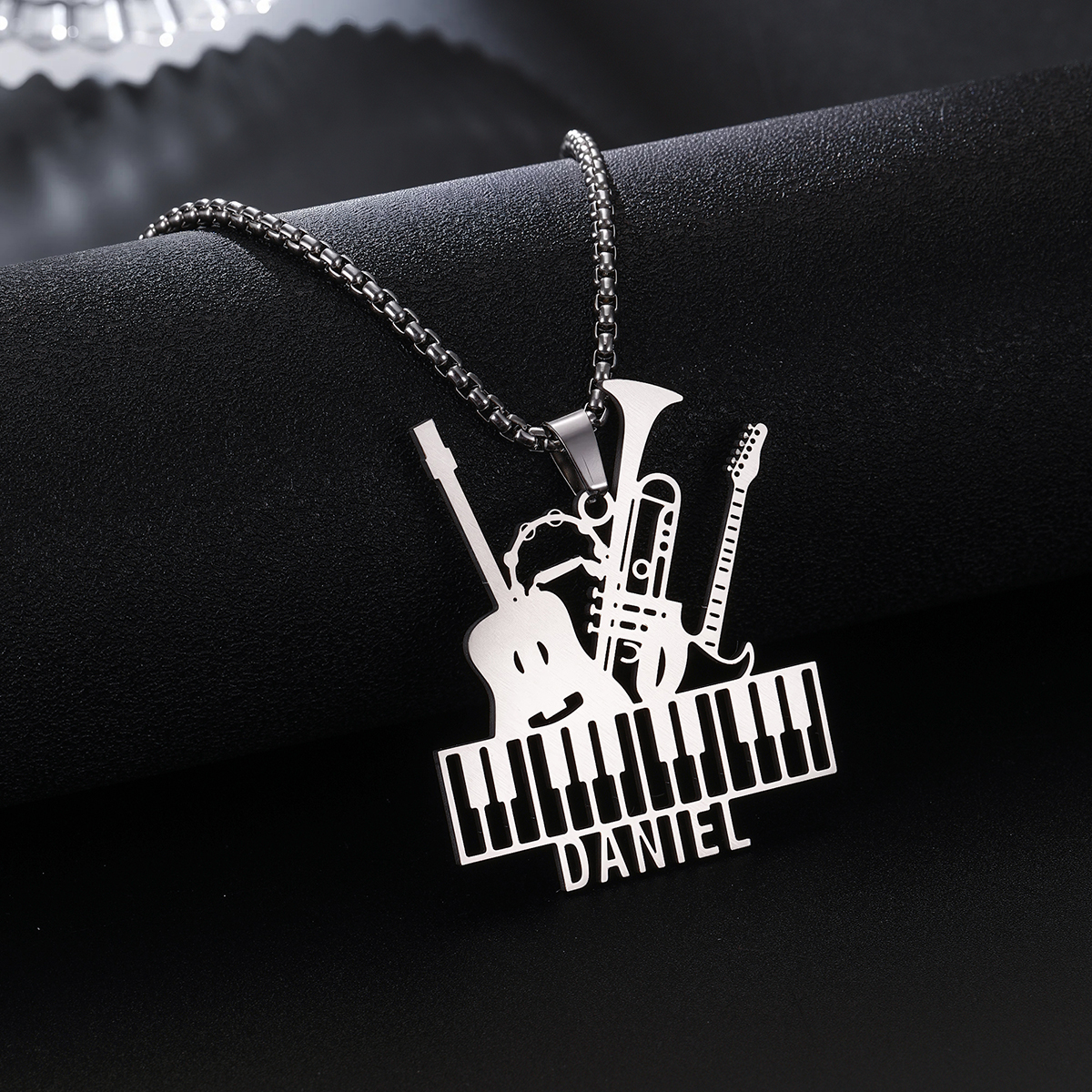Musical Instrument With Names - Custom Name Necklaces For Women Personalized
