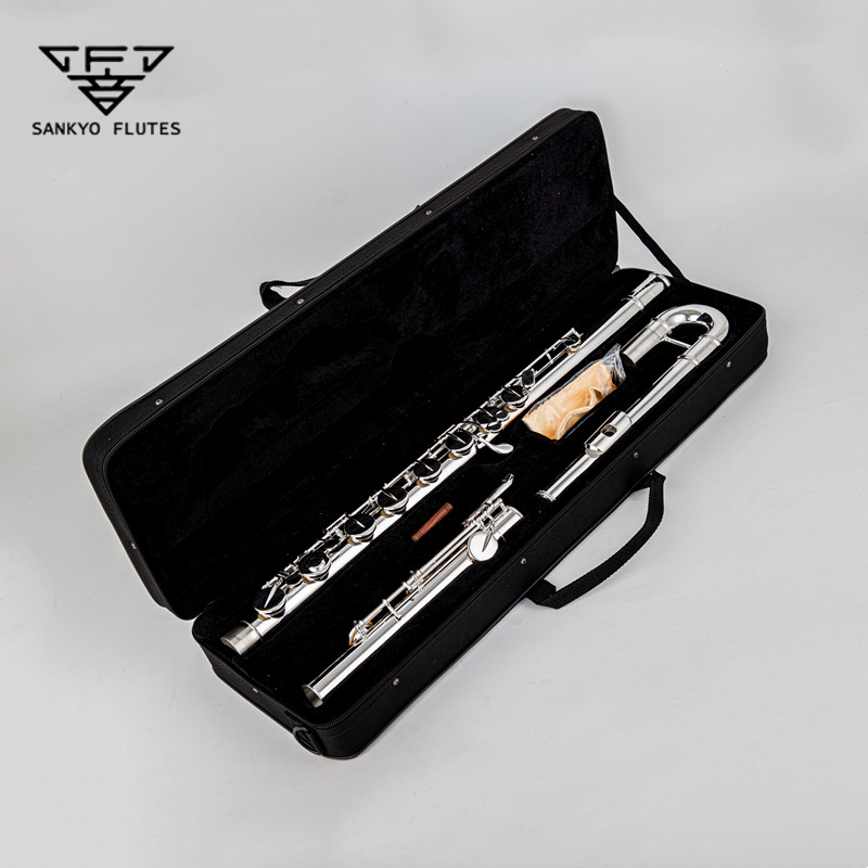 Musical Instrument Japan - Sankyo Japan C Tune Flute Silver