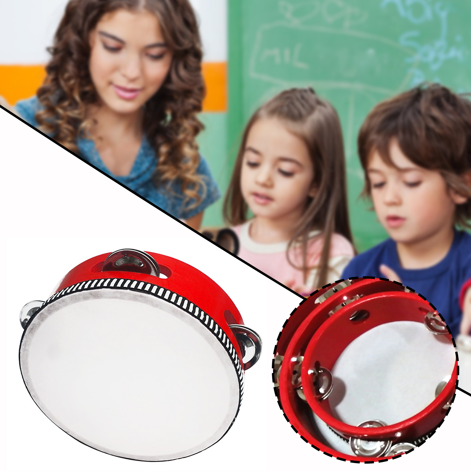 Tambourines For Children Porta - Musical Instrument Tambourine review and price