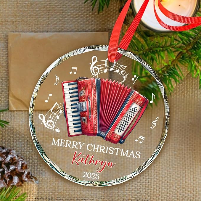 Accordion Lover Christmas Orna - Musical Instrument With Names review and price