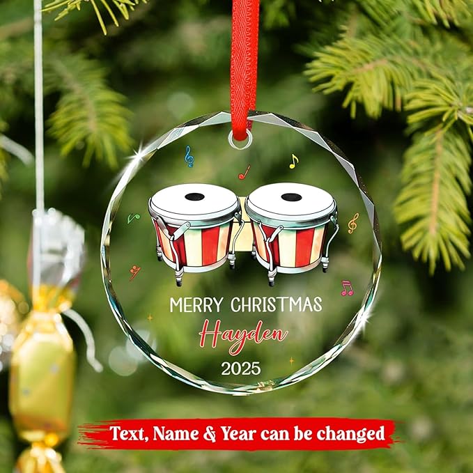 Bongo Drum Player Christmas Or - Musical Instrument With Names review and price