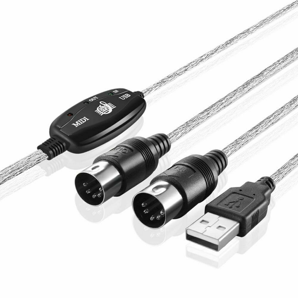 2M USB to 5 Pin MIDI Cable Con - Musical Instrument Synthesizer review and price