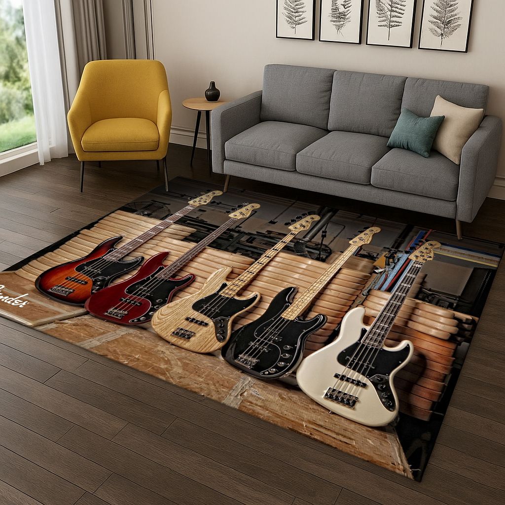 3D Fender Guitar Bass Instrume - Musical Instrument Logo review and price