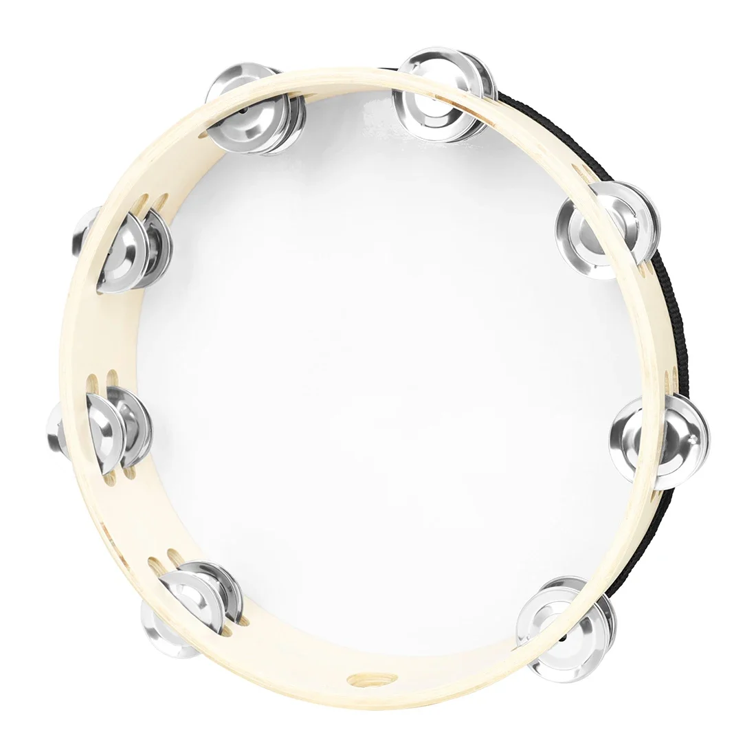 10 Inch Tambourine Wooden Tamb - Musical Instrument Tambourine review and price