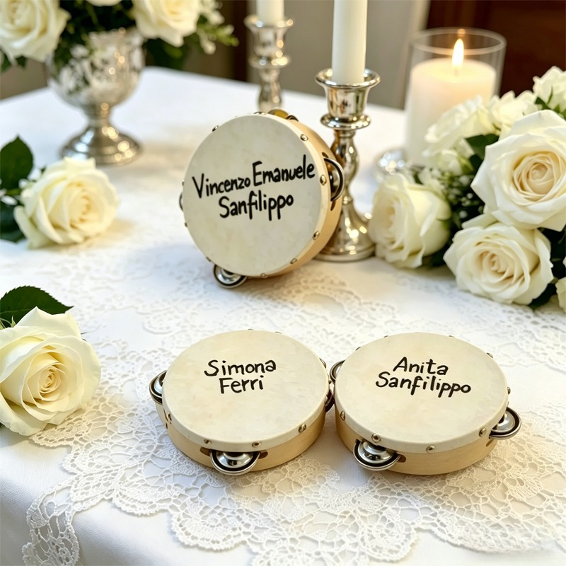 3/5PCS ﻿ Wedding Tambourine Dr - Musical Instrument With Names review and price