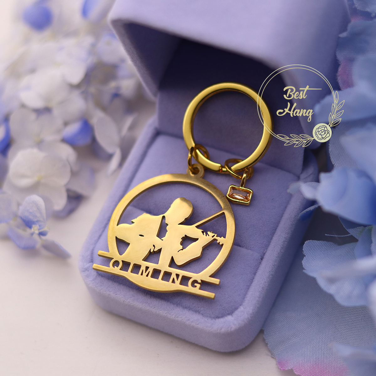 Custom Name Birthstone Pendant - Musical Instrument With Names review and price