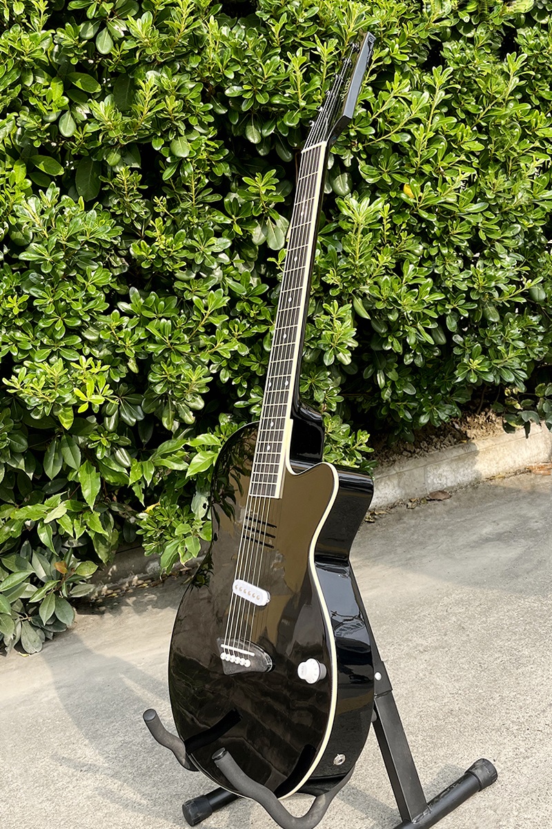 Acoustic Electric Guitar With  - Musical Instrument Logo review and price