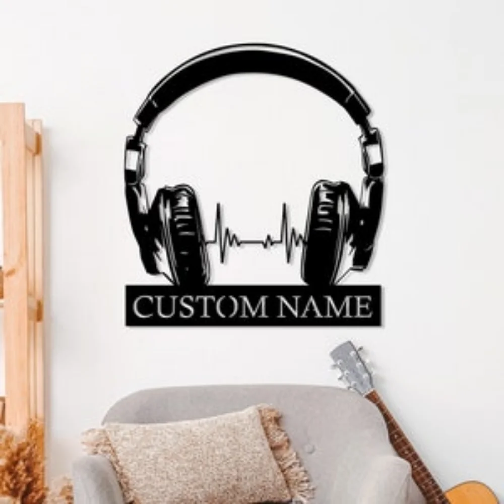 Metal Wall Art - Custom Earpho - Musical Instrument With Names review and price