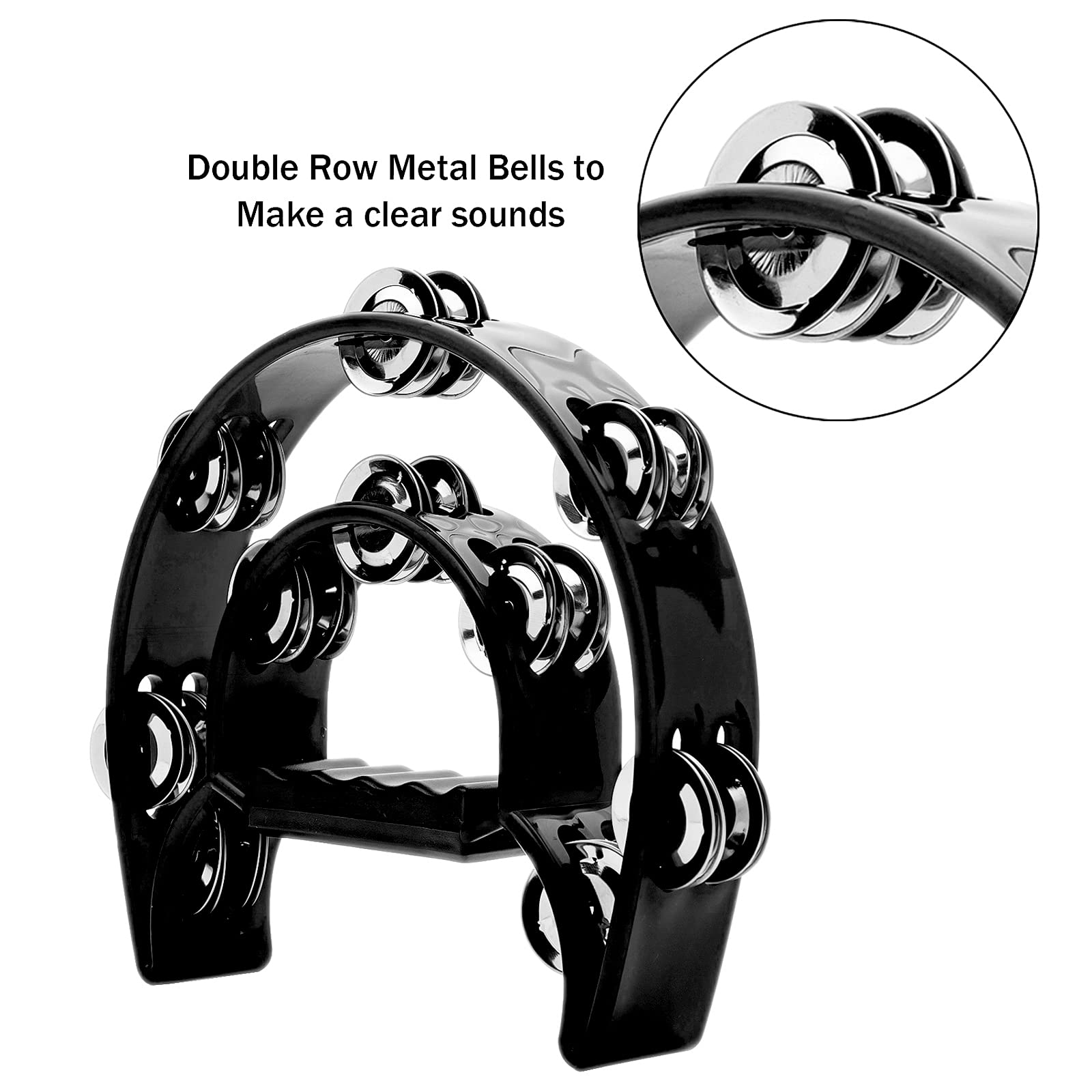 Tambourine Double Row Metal Ji - Musical Instrument Tambourine review and price