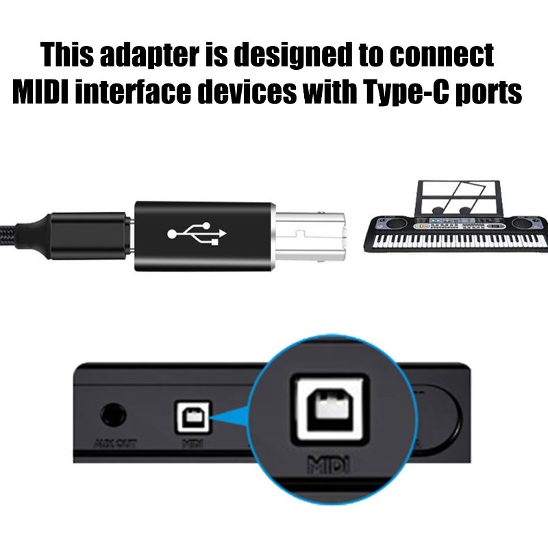 Female USB C To Male USB B Ada - Musical Instrument Synthesizer review and price