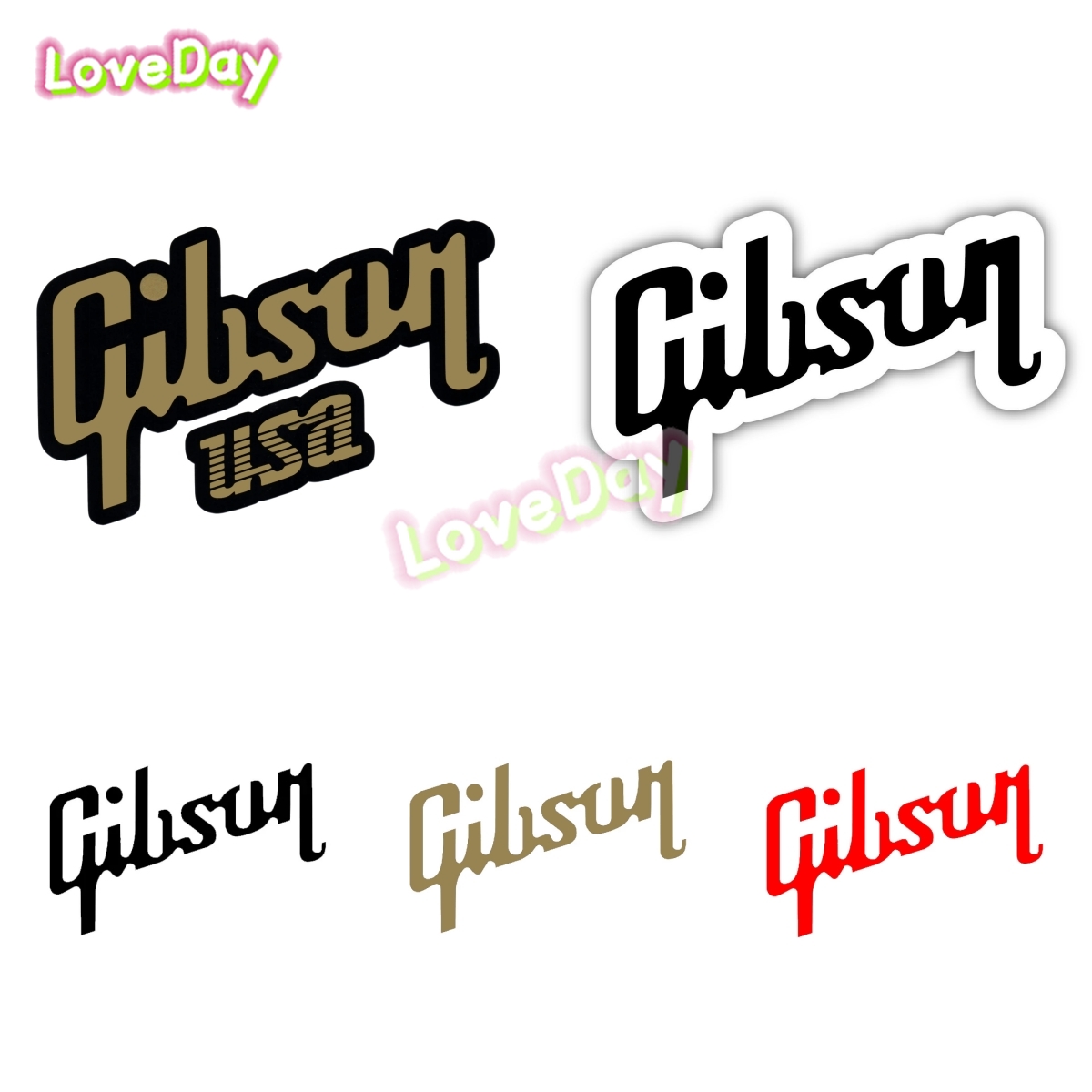Gibson Logo Sticker Decal Viny - Musical Instrument Logo review and price
