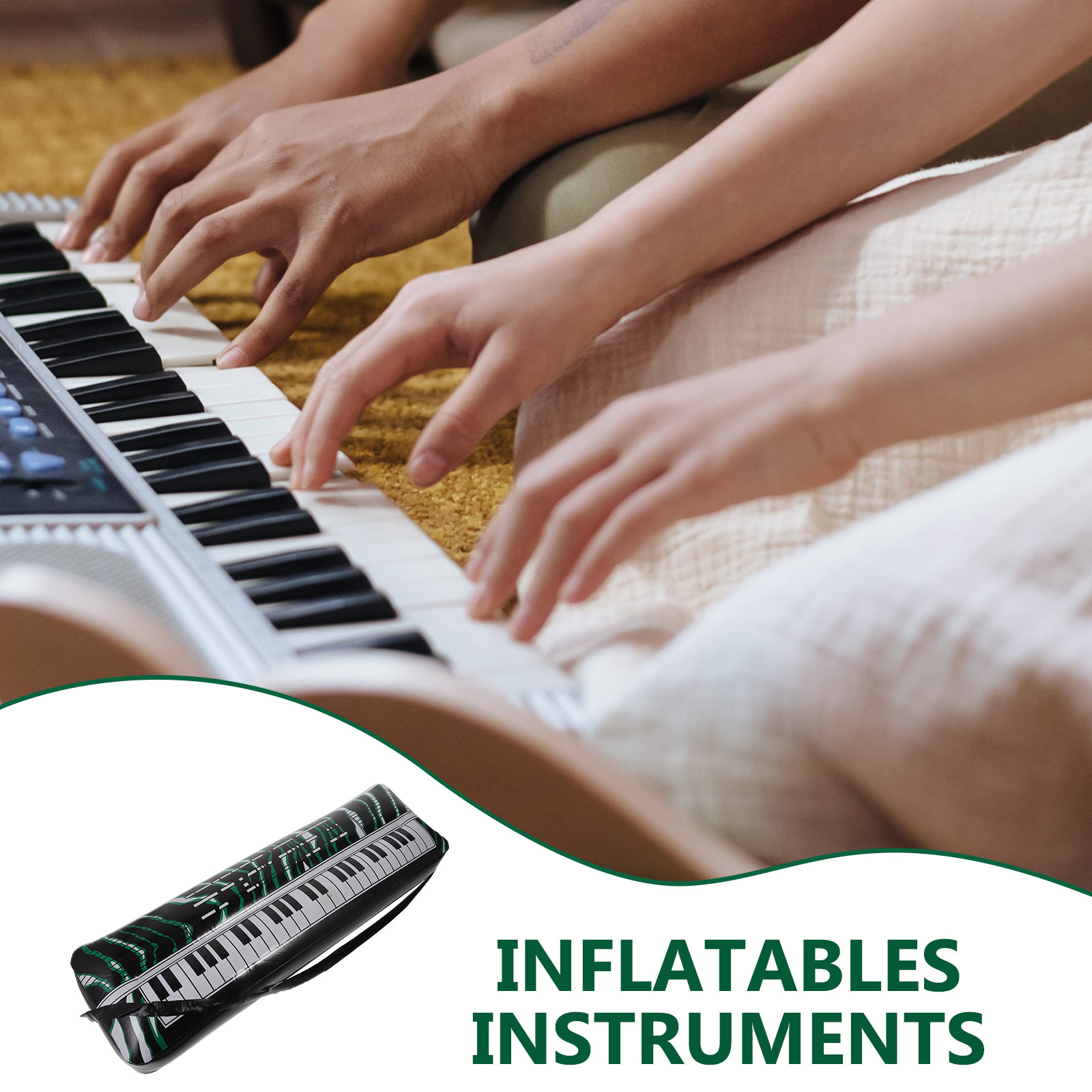 Inflatable PVC Electronic Keyb - Musical Instrument Photo review and price