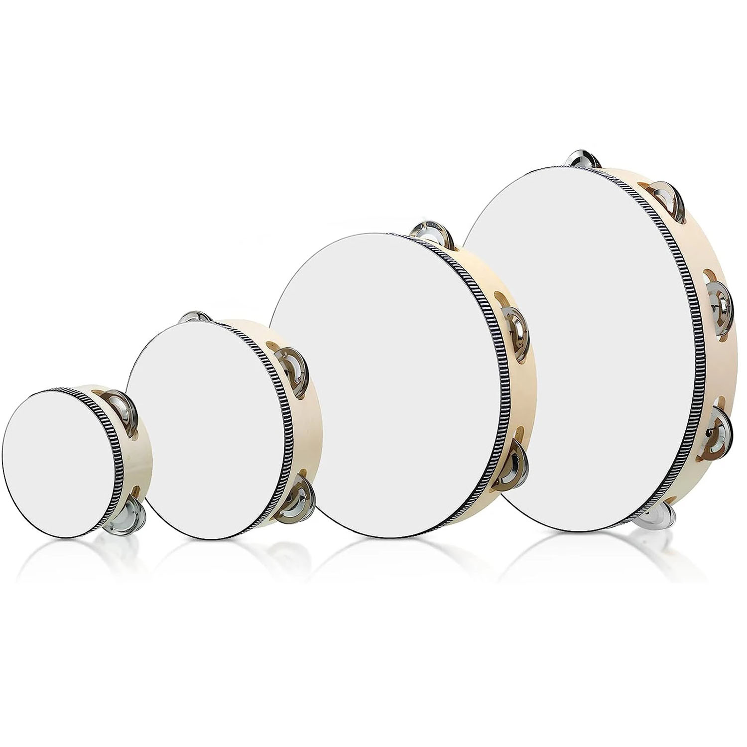 Miwayer Wooden Tambourine with - Musical Instrument Tambourine review and price