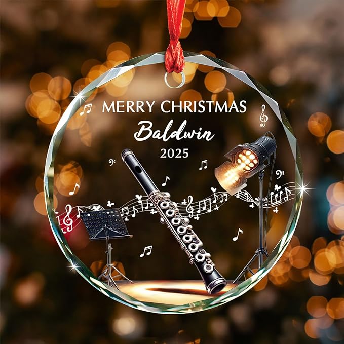 Awesome Piccolo Glass Ornament - Musical Instrument With Names review and price