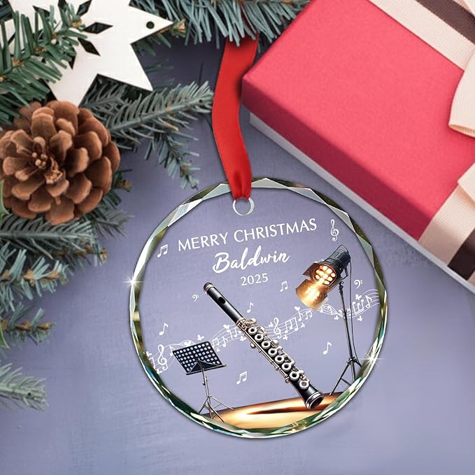 Awesome Piccolo Glass Ornament - Musical Instrument With Names review and price