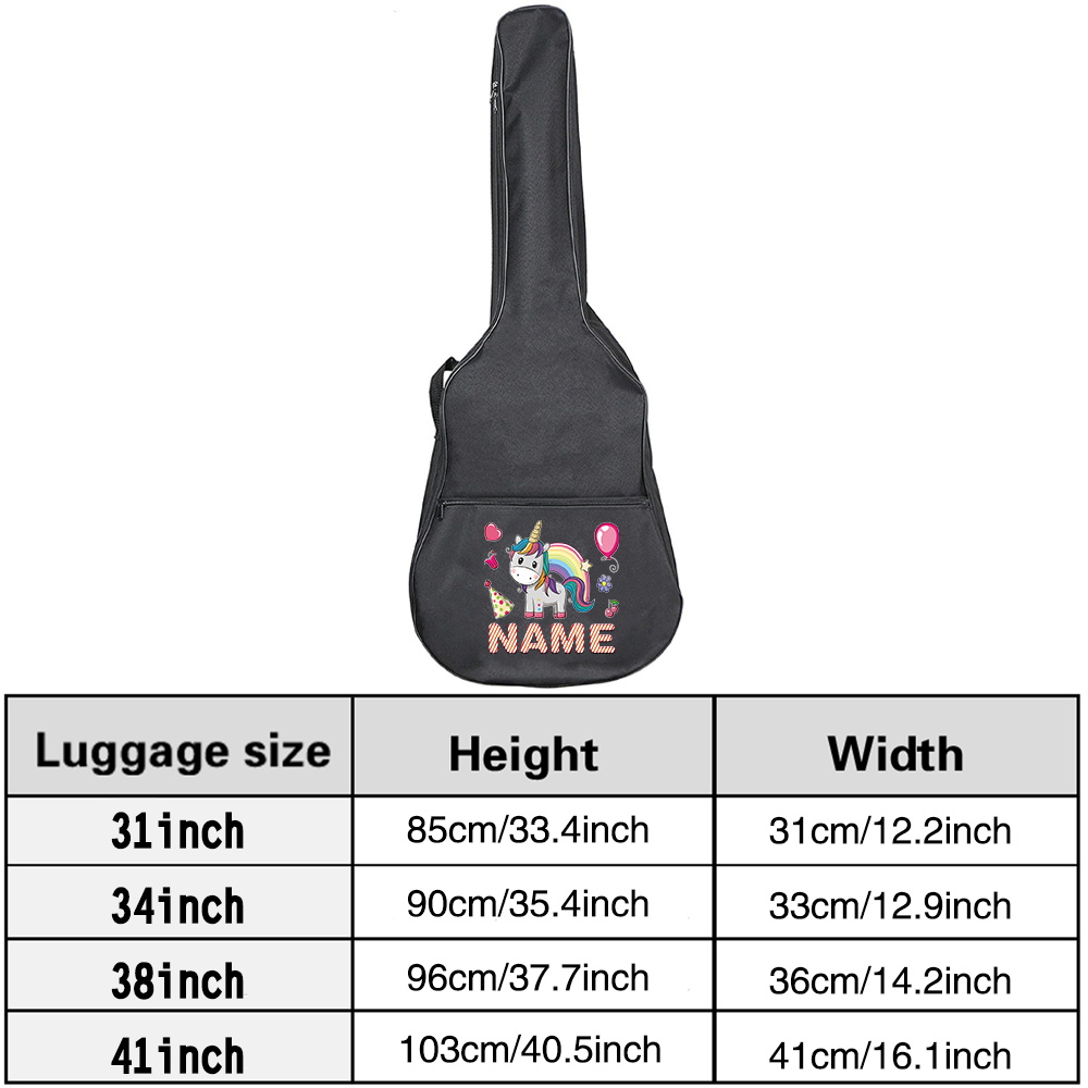 Customized Name Guitar Bag 36- - Musical Instrument With Names review and price