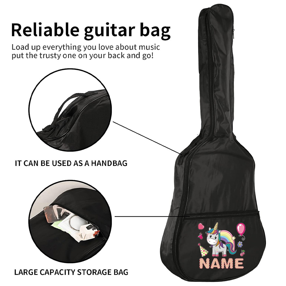 Customized Name Guitar Bag 36- - Musical Instrument With Names review and price