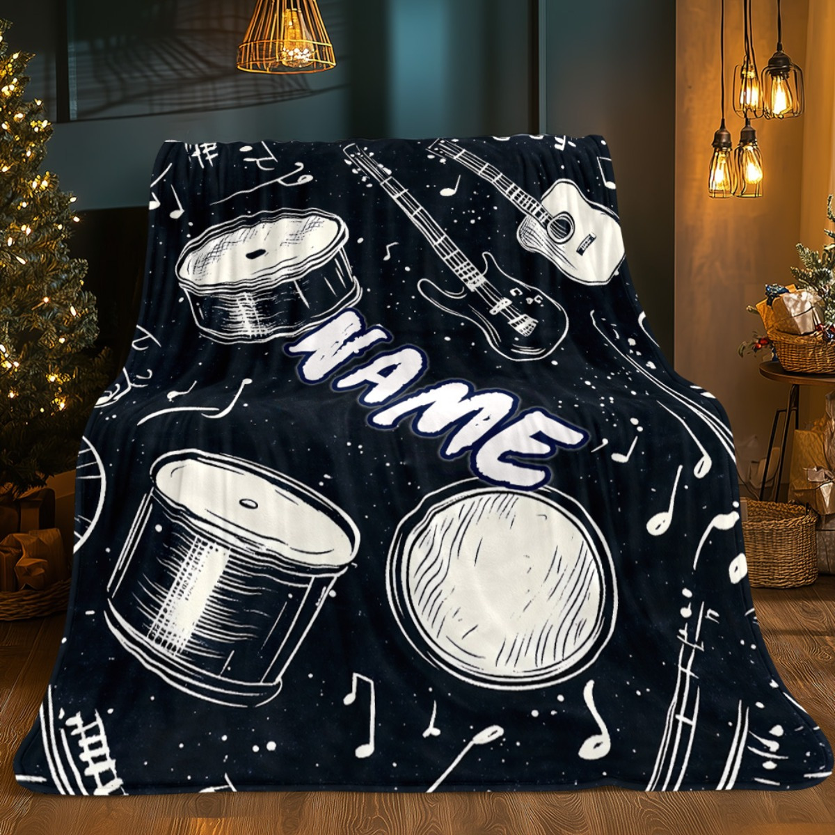 Personalized Music Lover's Bla - Musical Instrument With Names review and price