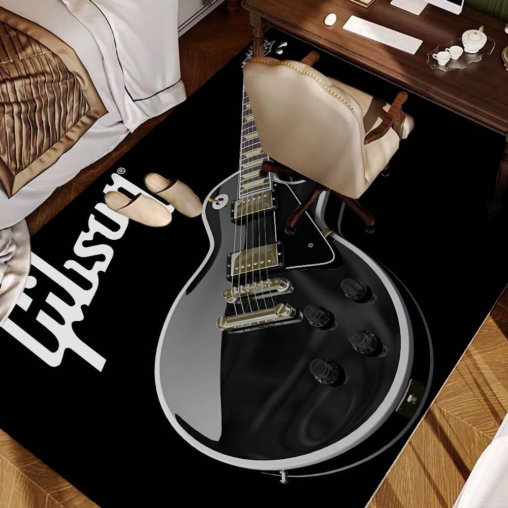 Gibson Guitar Logo Floor Mat I - Musical Instrument Logo review and price