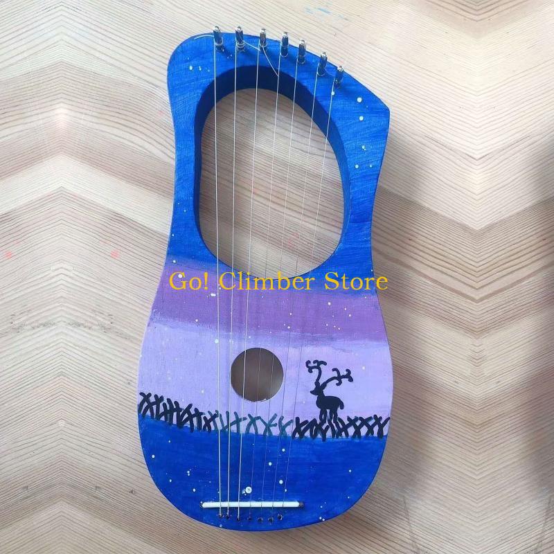 Q84C 7 Strings Lyre Harp DIY K - Musical Instrument Photo review and price