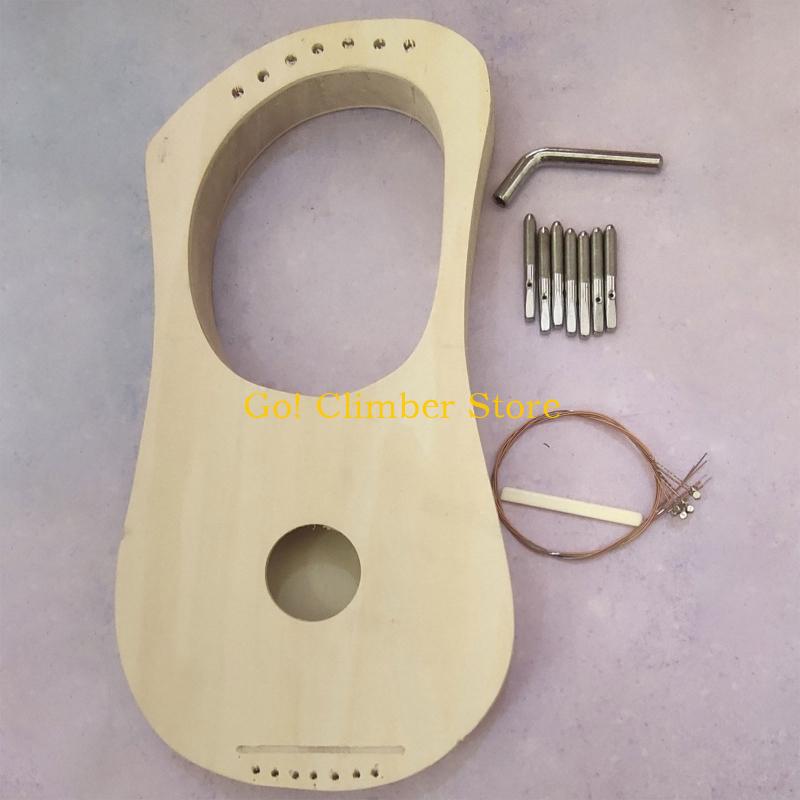 Q84C 7 Strings Lyre Harp DIY K - Musical Instrument Photo review and price