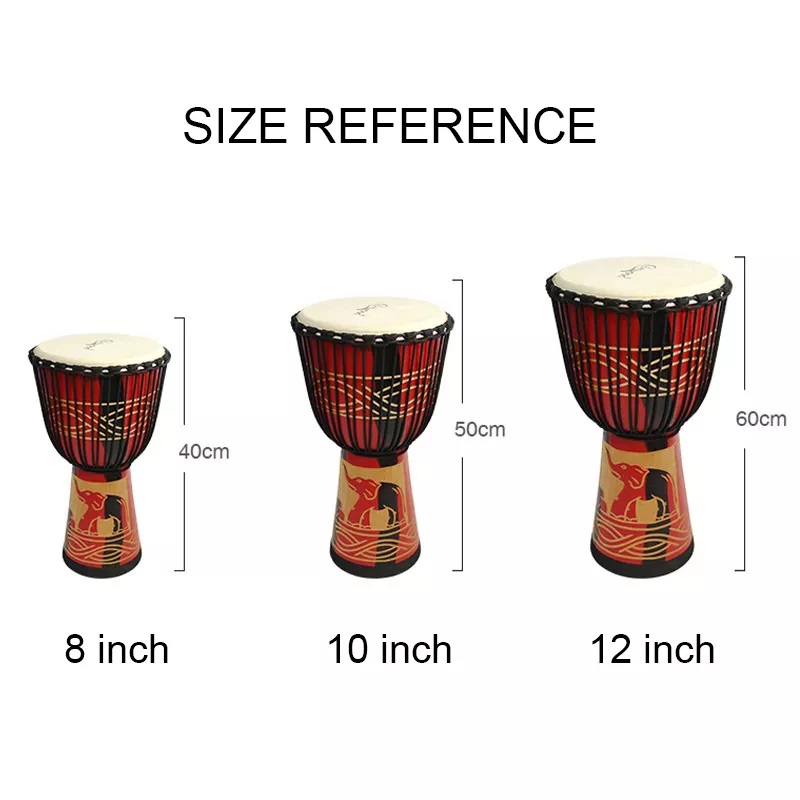 Adult Size12 Inch African Djem - Musical Instrument Logo review and price