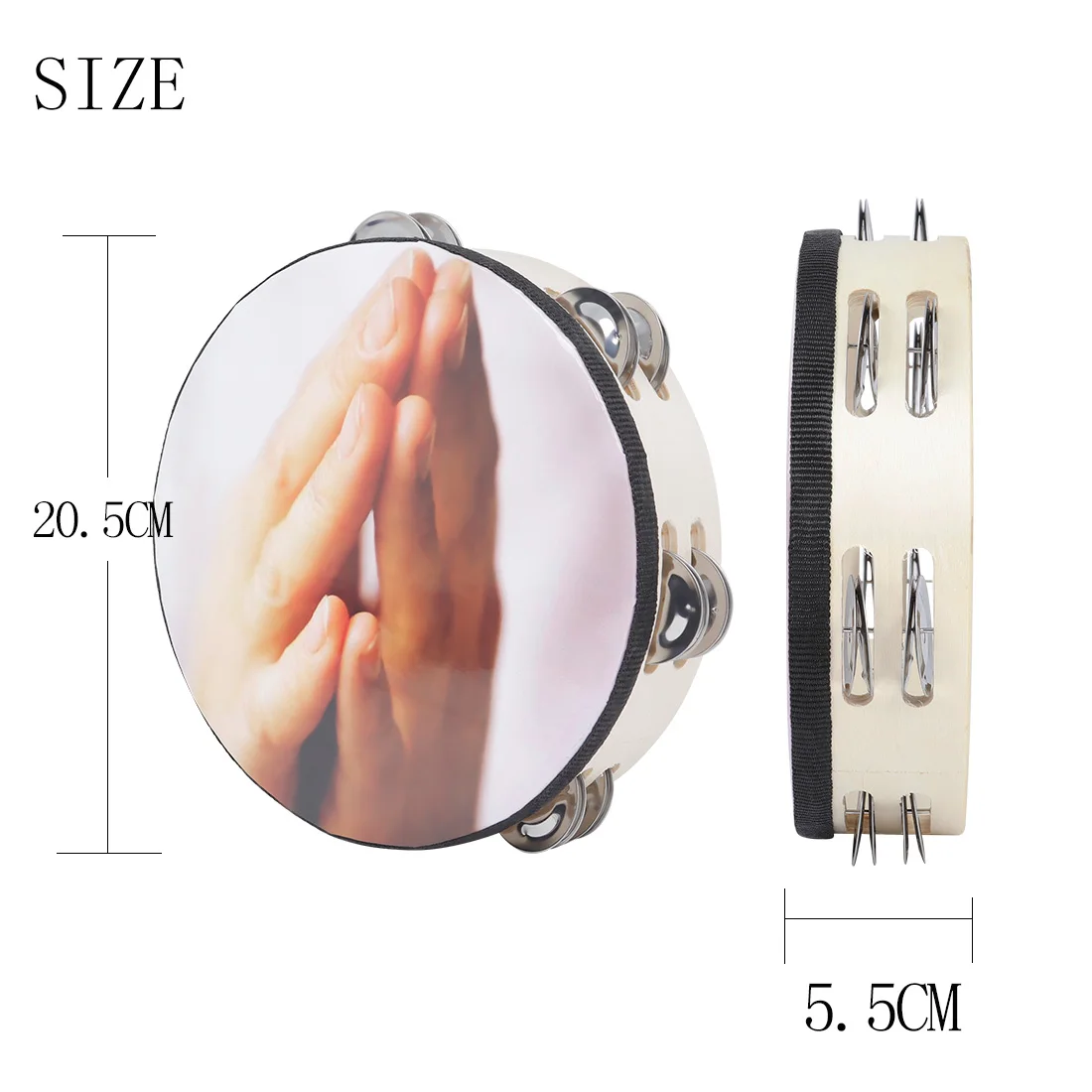 8 Inch Tambourine Music Drums  - Musical Instrument Tambourine review and price