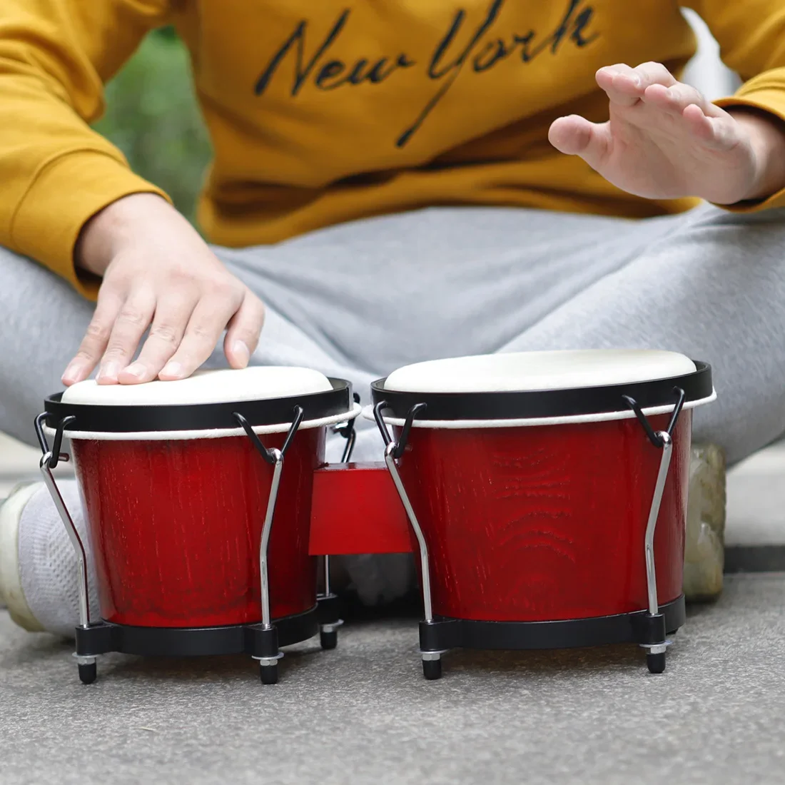 IRIN African Bongo Drums Woode - Musical Instrument Tambourine review and price