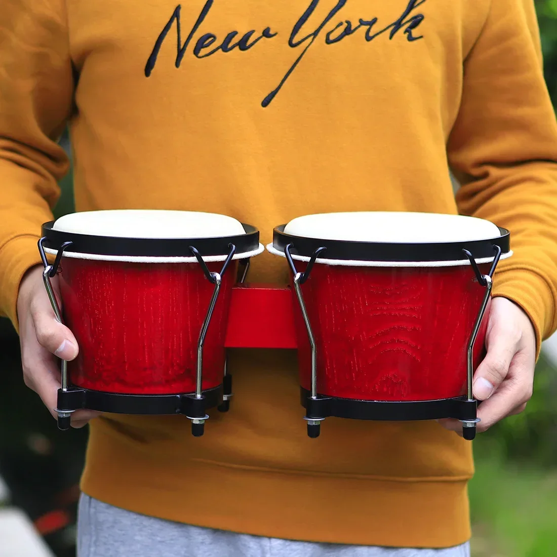 IRIN African Bongo Drums Woode - Musical Instrument Tambourine review and price